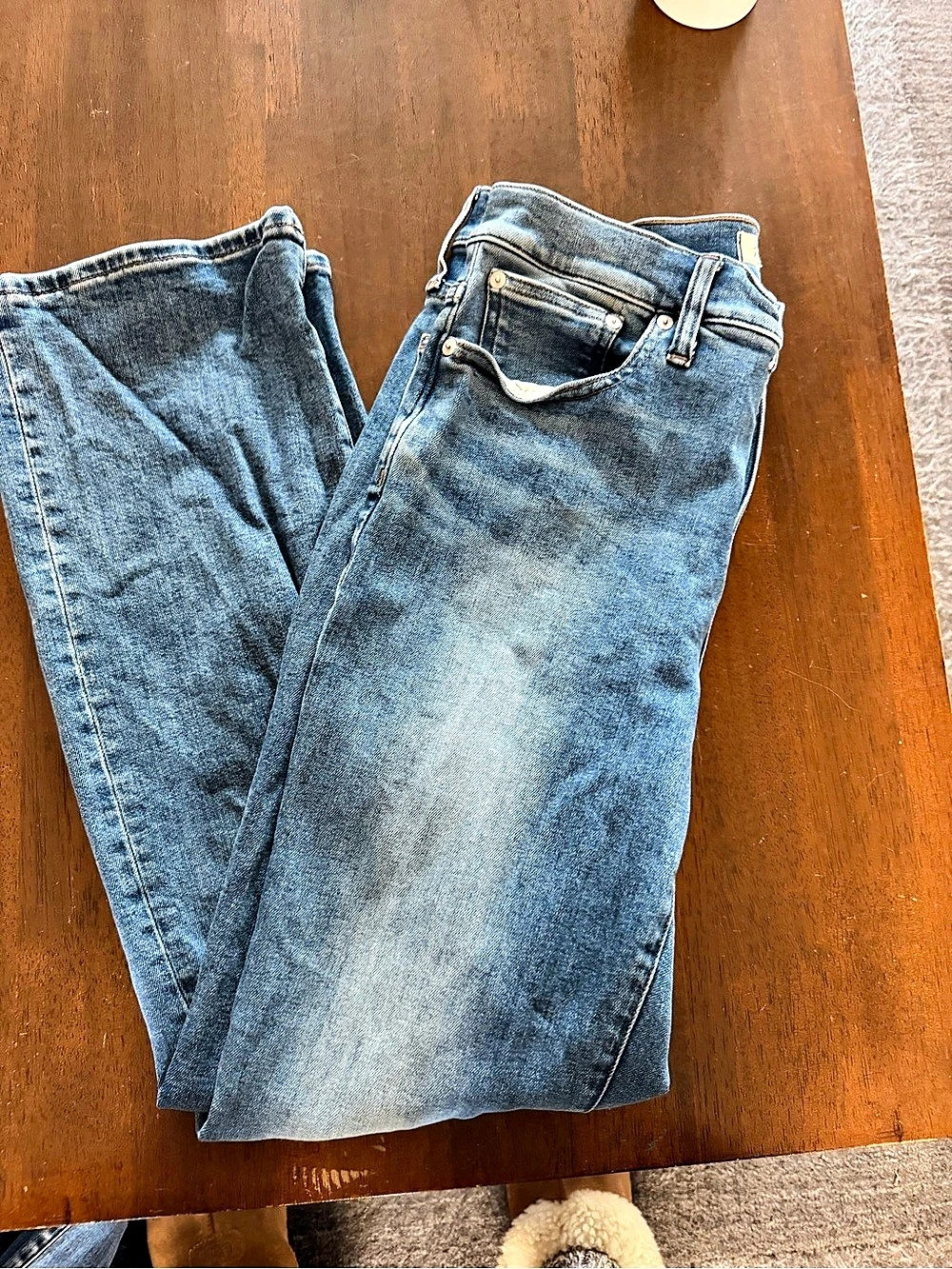 Madewell straight  jeans Bootcut Blue Waist 28